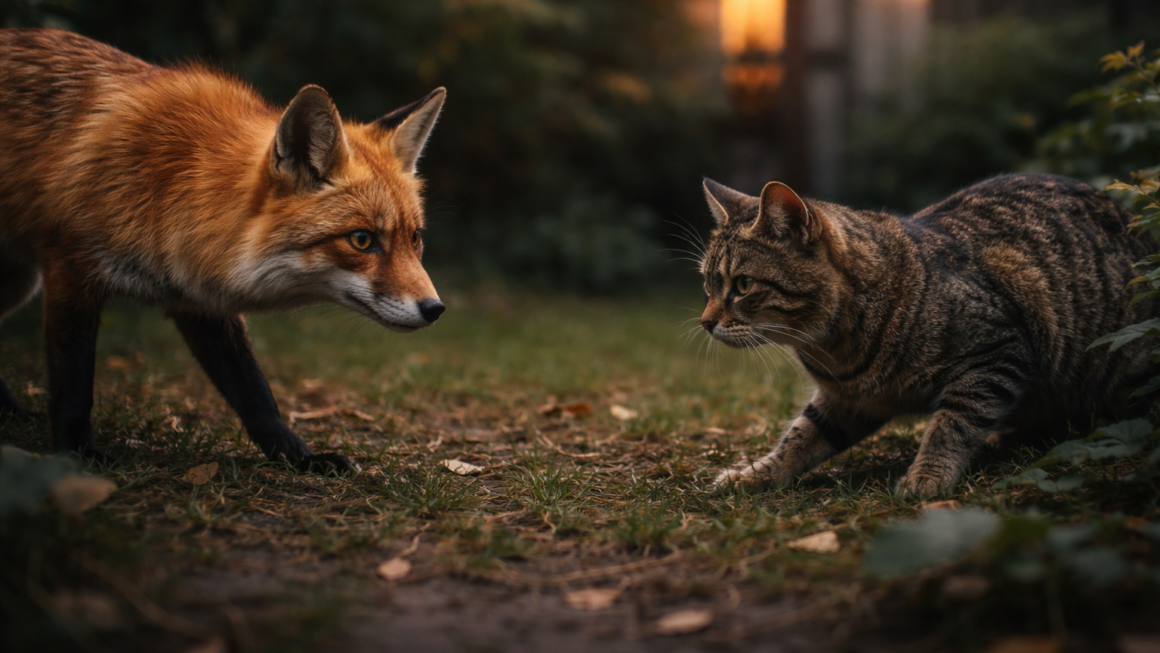 does foxes attack cats